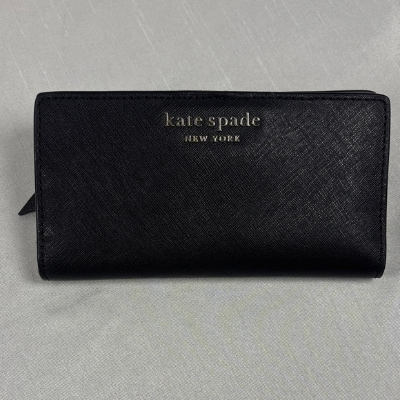 kate spade Handbags - Kate Spade Sleek Black Wallet